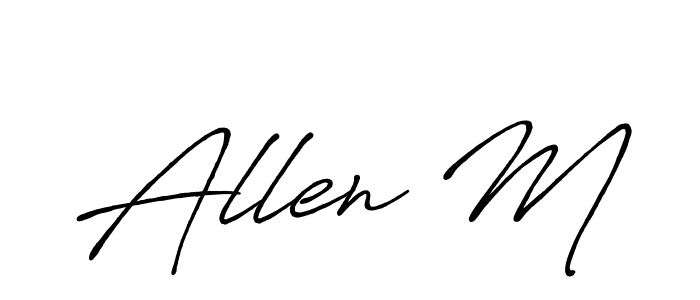 Here are the top 10 professional signature styles for the name Allen M. These are the best autograph styles you can use for your name. Allen M signature style 7 images and pictures png