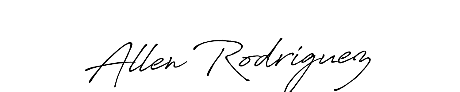 Make a beautiful signature design for name Allen Rodriguez. Use this online signature maker to create a handwritten signature for free. Allen Rodriguez signature style 7 images and pictures png