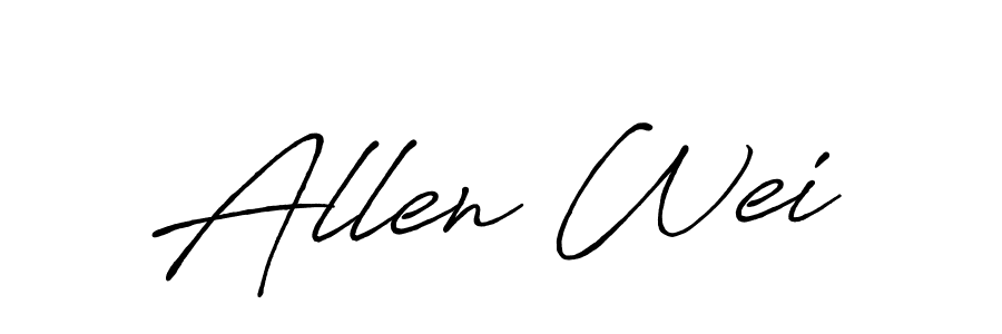 How to Draw Allen Wei signature style? Antro_Vectra_Bolder is a latest design signature styles for name Allen Wei. Allen Wei signature style 7 images and pictures png