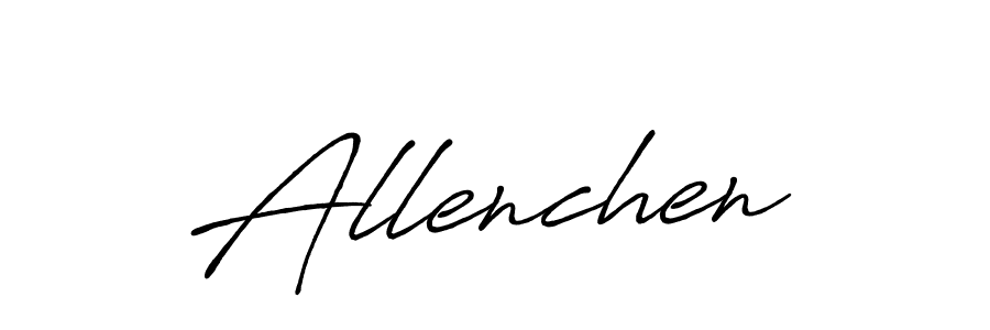 See photos of Allenchen official signature by Spectra . Check more albums & portfolios. Read reviews & check more about Antro_Vectra_Bolder font. Allenchen signature style 7 images and pictures png