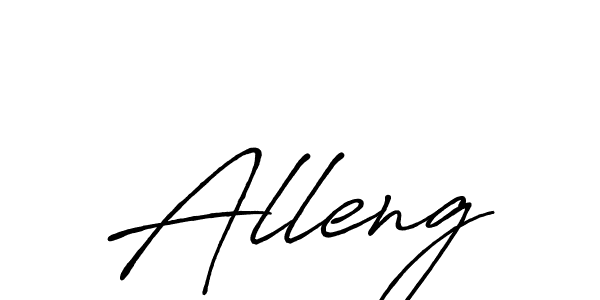 Antro_Vectra_Bolder is a professional signature style that is perfect for those who want to add a touch of class to their signature. It is also a great choice for those who want to make their signature more unique. Get Alleng name to fancy signature for free. Alleng signature style 7 images and pictures png