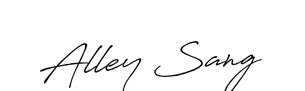 Best and Professional Signature Style for Alley Sang. Antro_Vectra_Bolder Best Signature Style Collection. Alley Sang signature style 7 images and pictures png