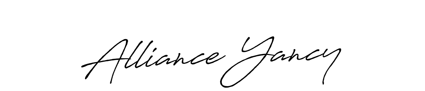 Here are the top 10 professional signature styles for the name Alliance Yancy. These are the best autograph styles you can use for your name. Alliance Yancy signature style 7 images and pictures png