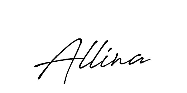 Also You can easily find your signature by using the search form. We will create Allina name handwritten signature images for you free of cost using Antro_Vectra_Bolder sign style. Allina signature style 7 images and pictures png