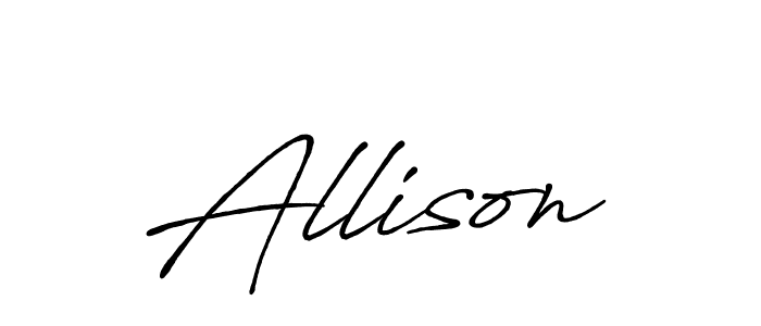 Make a beautiful signature design for name Allison. Use this online signature maker to create a handwritten signature for free. Allison signature style 7 images and pictures png