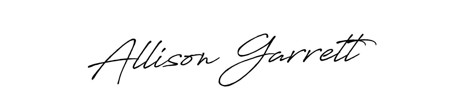 if you are searching for the best signature style for your name Allison Garrett. so please give up your signature search. here we have designed multiple signature styles  using Antro_Vectra_Bolder. Allison Garrett signature style 7 images and pictures png