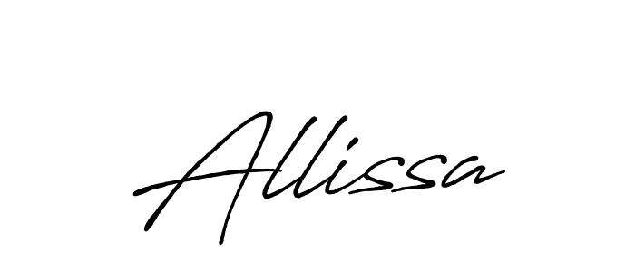 Once you've used our free online signature maker to create your best signature Antro_Vectra_Bolder style, it's time to enjoy all of the benefits that Allissa name signing documents. Allissa signature style 7 images and pictures png