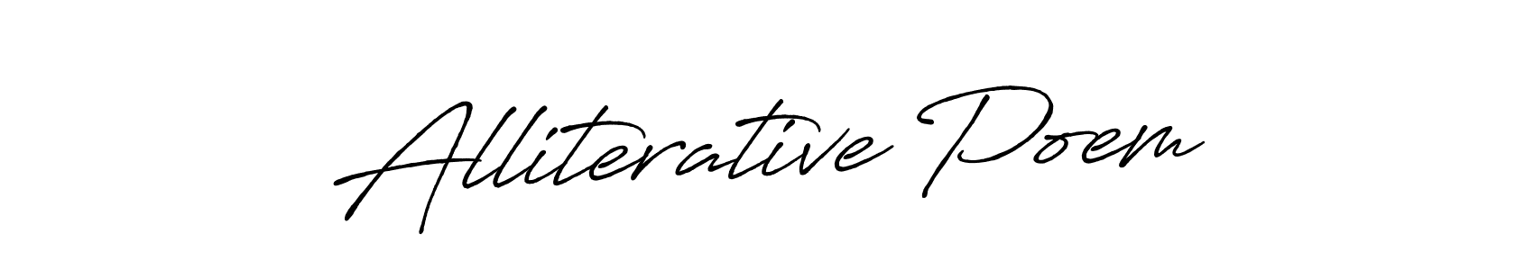 Antro_Vectra_Bolder is a professional signature style that is perfect for those who want to add a touch of class to their signature. It is also a great choice for those who want to make their signature more unique. Get Alliterative Poem name to fancy signature for free. Alliterative Poem signature style 7 images and pictures png