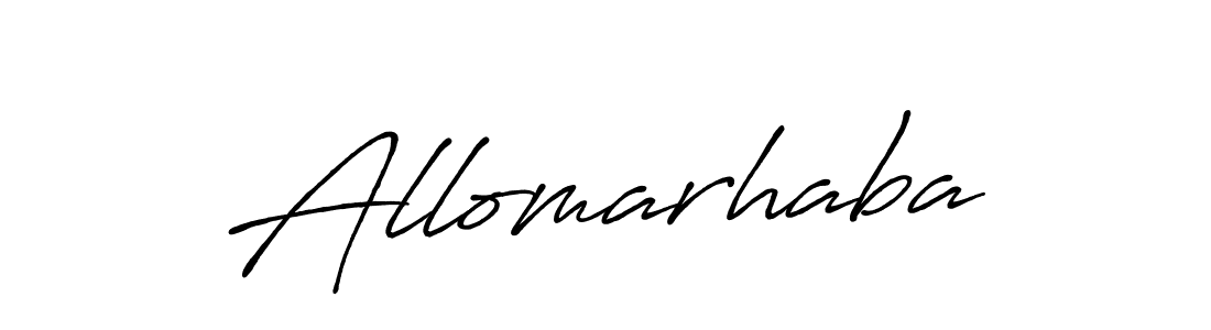 How to Draw Allomarhaba signature style? Antro_Vectra_Bolder is a latest design signature styles for name Allomarhaba. Allomarhaba signature style 7 images and pictures png
