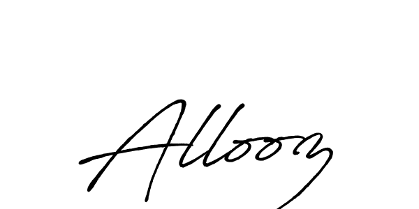 Make a short Allooz signature style. Manage your documents anywhere anytime using Antro_Vectra_Bolder. Create and add eSignatures, submit forms, share and send files easily. Allooz signature style 7 images and pictures png