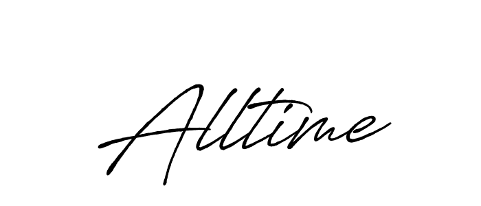 How to make Alltime signature? Antro_Vectra_Bolder is a professional autograph style. Create handwritten signature for Alltime name. Alltime signature style 7 images and pictures png