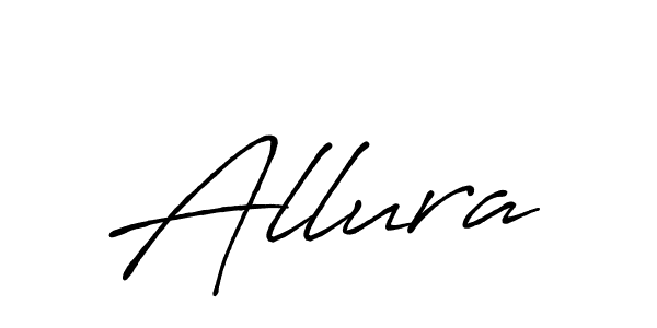 How to make Allura name signature. Use Antro_Vectra_Bolder style for creating short signs online. This is the latest handwritten sign. Allura signature style 7 images and pictures png