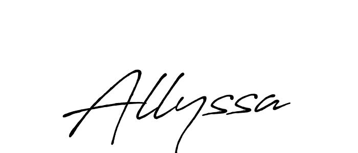 Here are the top 10 professional signature styles for the name Allyssa. These are the best autograph styles you can use for your name. Allyssa signature style 7 images and pictures png