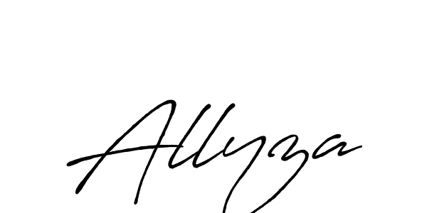 Antro_Vectra_Bolder is a professional signature style that is perfect for those who want to add a touch of class to their signature. It is also a great choice for those who want to make their signature more unique. Get Allyza name to fancy signature for free. Allyza signature style 7 images and pictures png