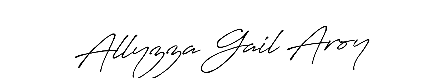 if you are searching for the best signature style for your name Allyzza Gail Aroy. so please give up your signature search. here we have designed multiple signature styles  using Antro_Vectra_Bolder. Allyzza Gail Aroy signature style 7 images and pictures png