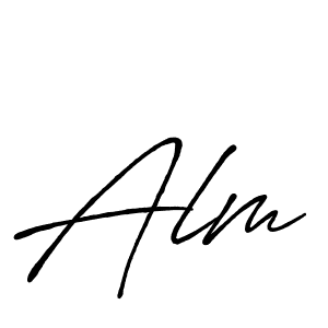 Once you've used our free online signature maker to create your best signature Antro_Vectra_Bolder style, it's time to enjoy all of the benefits that Alm name signing documents. Alm signature style 7 images and pictures png