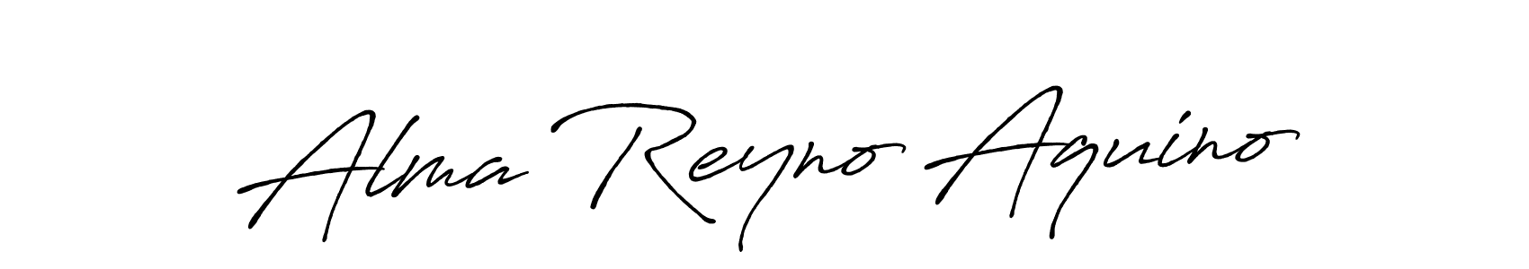 You can use this online signature creator to create a handwritten signature for the name Alma Reyno Aquino. This is the best online autograph maker. Alma Reyno Aquino signature style 7 images and pictures png
