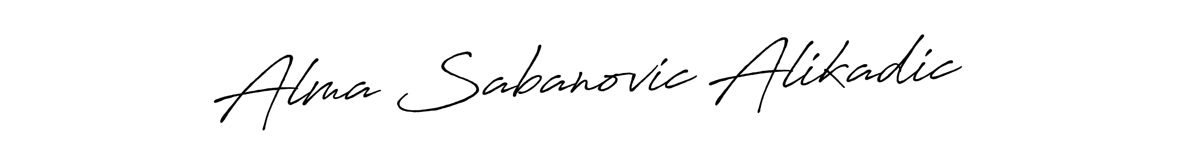 if you are searching for the best signature style for your name Alma Sabanovic Alikadic. so please give up your signature search. here we have designed multiple signature styles  using Antro_Vectra_Bolder. Alma Sabanovic Alikadic signature style 7 images and pictures png