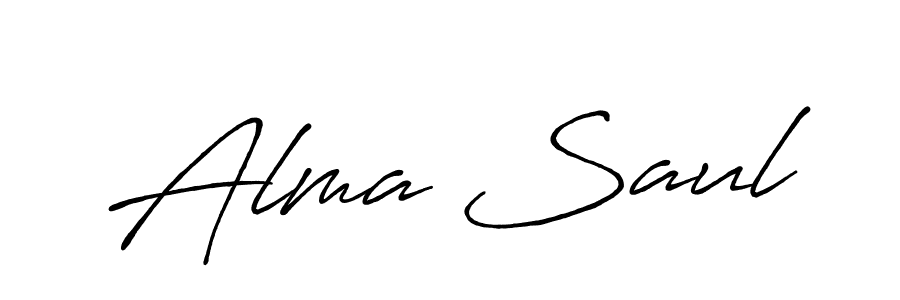 Make a short Alma Saul signature style. Manage your documents anywhere anytime using Antro_Vectra_Bolder. Create and add eSignatures, submit forms, share and send files easily. Alma Saul signature style 7 images and pictures png
