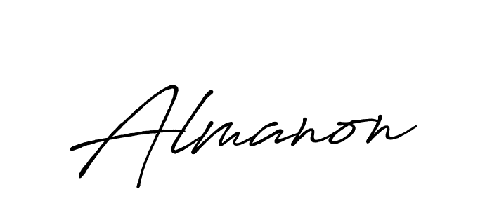 Make a beautiful signature design for name Almanon. With this signature (Antro_Vectra_Bolder) style, you can create a handwritten signature for free. Almanon signature style 7 images and pictures png