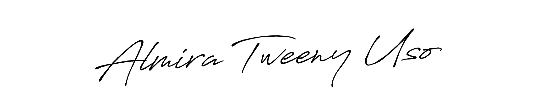 How to make Almira Tweeny Uso signature? Antro_Vectra_Bolder is a professional autograph style. Create handwritten signature for Almira Tweeny Uso name. Almira Tweeny Uso signature style 7 images and pictures png