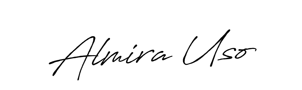 Use a signature maker to create a handwritten signature online. With this signature software, you can design (Antro_Vectra_Bolder) your own signature for name Almira Uso. Almira Uso signature style 7 images and pictures png