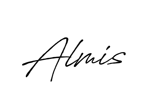 How to make Almis name signature. Use Antro_Vectra_Bolder style for creating short signs online. This is the latest handwritten sign. Almis signature style 7 images and pictures png