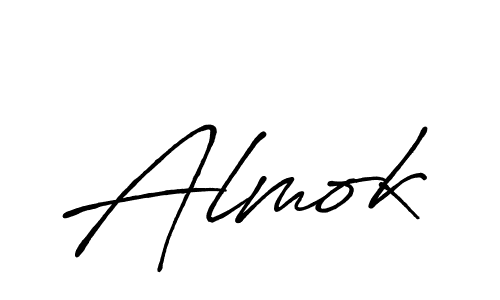 Make a beautiful signature design for name Almok. With this signature (Antro_Vectra_Bolder) style, you can create a handwritten signature for free. Almok signature style 7 images and pictures png