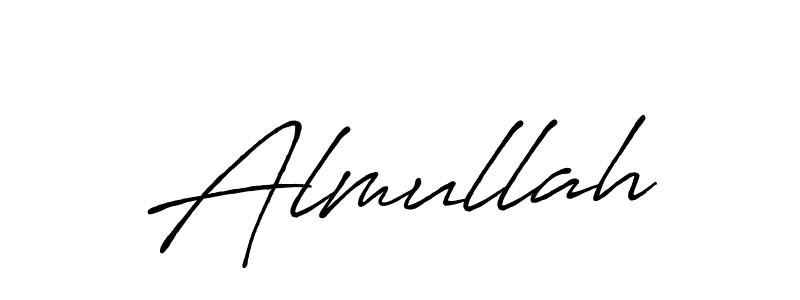 Also we have Almullah name is the best signature style. Create professional handwritten signature collection using Antro_Vectra_Bolder autograph style. Almullah signature style 7 images and pictures png