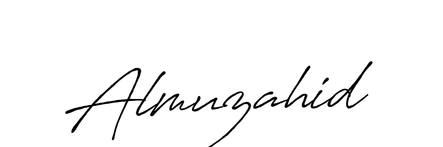 Create a beautiful signature design for name Almuzahid. With this signature (Antro_Vectra_Bolder) fonts, you can make a handwritten signature for free. Almuzahid signature style 7 images and pictures png