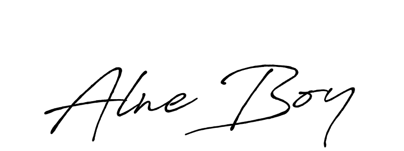 You should practise on your own different ways (Antro_Vectra_Bolder) to write your name (Alne Boy) in signature. don't let someone else do it for you. Alne Boy signature style 7 images and pictures png