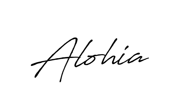 if you are searching for the best signature style for your name Alohia. so please give up your signature search. here we have designed multiple signature styles  using Antro_Vectra_Bolder. Alohia signature style 7 images and pictures png