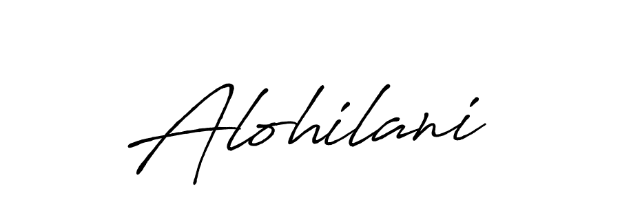 Here are the top 10 professional signature styles for the name Alohilani. These are the best autograph styles you can use for your name. Alohilani signature style 7 images and pictures png
