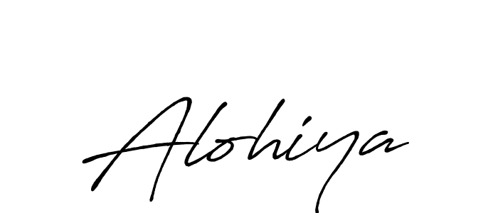 You should practise on your own different ways (Antro_Vectra_Bolder) to write your name (Alohiya) in signature. don't let someone else do it for you. Alohiya signature style 7 images and pictures png