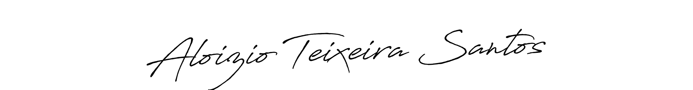 Make a beautiful signature design for name Aloizio Teixeira Santos. With this signature (Antro_Vectra_Bolder) style, you can create a handwritten signature for free. Aloizio Teixeira Santos signature style 7 images and pictures png