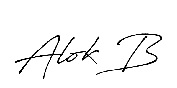 Make a beautiful signature design for name Alok B. Use this online signature maker to create a handwritten signature for free. Alok B signature style 7 images and pictures png
