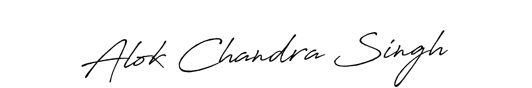 Also we have Alok Chandra Singh name is the best signature style. Create professional handwritten signature collection using Antro_Vectra_Bolder autograph style. Alok Chandra Singh signature style 7 images and pictures png