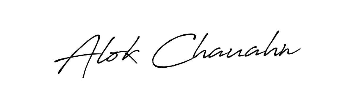 Make a short Alok Chauahn signature style. Manage your documents anywhere anytime using Antro_Vectra_Bolder. Create and add eSignatures, submit forms, share and send files easily. Alok Chauahn signature style 7 images and pictures png