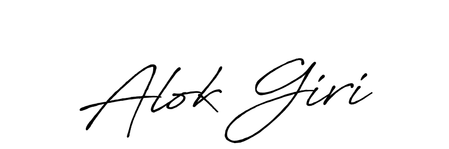Make a beautiful signature design for name Alok Giri. Use this online signature maker to create a handwritten signature for free. Alok Giri signature style 7 images and pictures png