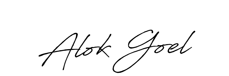 Here are the top 10 professional signature styles for the name Alok Goel. These are the best autograph styles you can use for your name. Alok Goel signature style 7 images and pictures png