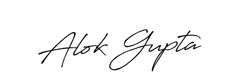 Once you've used our free online signature maker to create your best signature Antro_Vectra_Bolder style, it's time to enjoy all of the benefits that Alok Gupta name signing documents. Alok Gupta signature style 7 images and pictures png