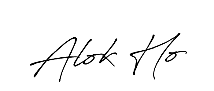 This is the best signature style for the Alok Ho name. Also you like these signature font (Antro_Vectra_Bolder). Mix name signature. Alok Ho signature style 7 images and pictures png