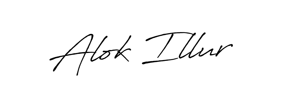 The best way (Antro_Vectra_Bolder) to make a short signature is to pick only two or three words in your name. The name Alok Illur include a total of six letters. For converting this name. Alok Illur signature style 7 images and pictures png