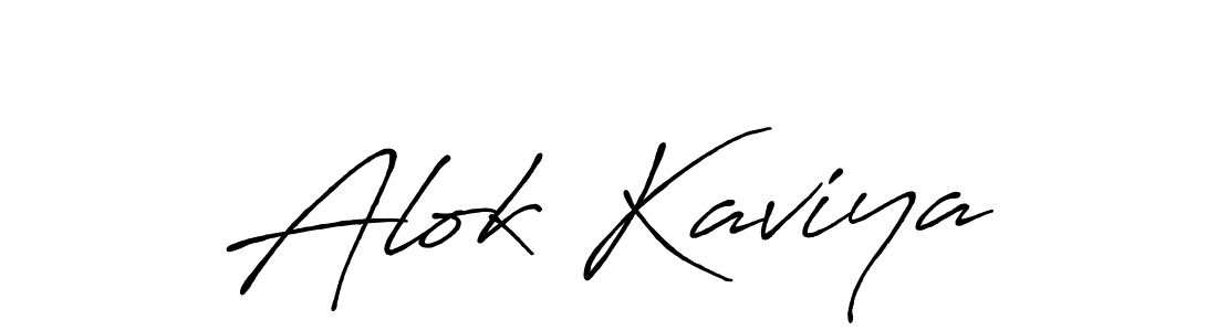 Antro_Vectra_Bolder is a professional signature style that is perfect for those who want to add a touch of class to their signature. It is also a great choice for those who want to make their signature more unique. Get Alok Kaviya name to fancy signature for free. Alok Kaviya signature style 7 images and pictures png