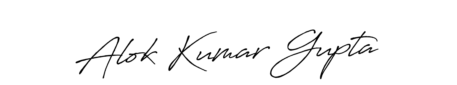 This is the best signature style for the Alok Kumar Gupta name. Also you like these signature font (Antro_Vectra_Bolder). Mix name signature. Alok Kumar Gupta signature style 7 images and pictures png
