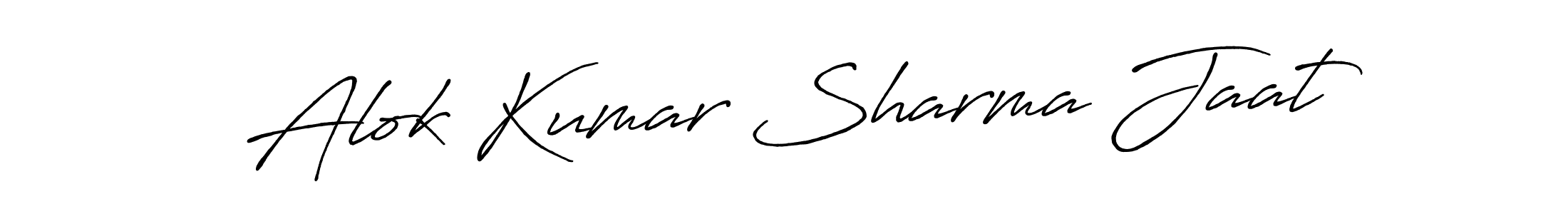 Also we have Alok Kumar Sharma Jaat name is the best signature style. Create professional handwritten signature collection using Antro_Vectra_Bolder autograph style. Alok Kumar Sharma Jaat signature style 7 images and pictures png