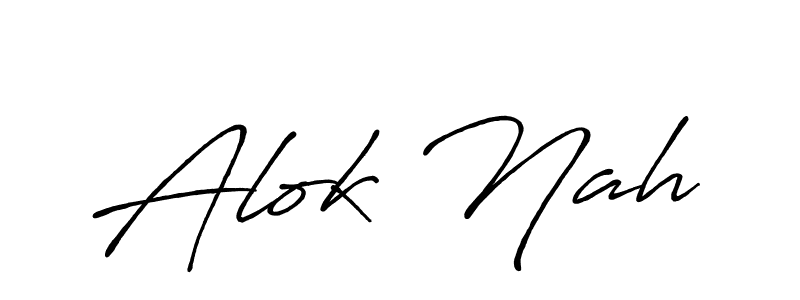 The best way (Antro_Vectra_Bolder) to make a short signature is to pick only two or three words in your name. The name Alok Nah include a total of six letters. For converting this name. Alok Nah signature style 7 images and pictures png
