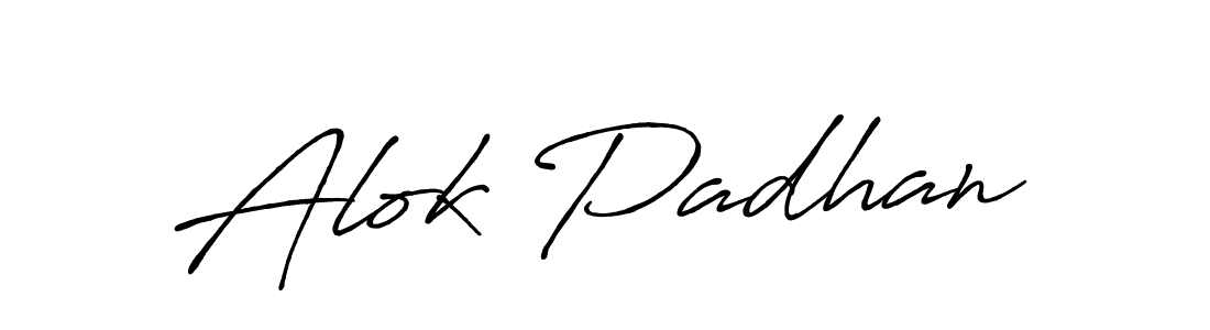 It looks lik you need a new signature style for name Alok Padhan. Design unique handwritten (Antro_Vectra_Bolder) signature with our free signature maker in just a few clicks. Alok Padhan signature style 7 images and pictures png