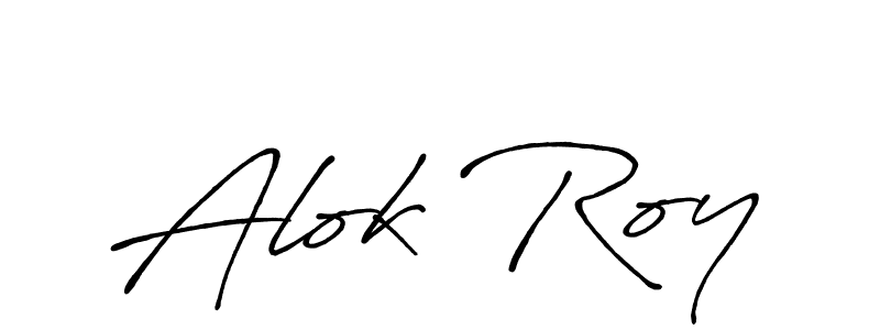 It looks lik you need a new signature style for name Alok Roy. Design unique handwritten (Antro_Vectra_Bolder) signature with our free signature maker in just a few clicks. Alok Roy signature style 7 images and pictures png