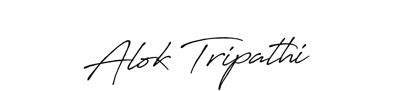 Make a beautiful signature design for name Alok Tripathi. Use this online signature maker to create a handwritten signature for free. Alok Tripathi signature style 7 images and pictures png